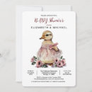Search for duck baby girl shower invitations Watercolor