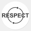 Search for respect stickers Black
