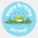 Search for cute funny frog stickers Bullfrog