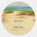 Search for beach wedding stickers Summer