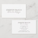 Search for interior design business cards Minimalist