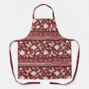Search for lace aprons Red