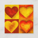 Search for fiery business cards Red