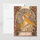 Search for vintage art nouveau postcards Alphonse mucha