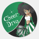 Search for green cheer stickers Cheerleading