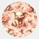 Search for vintage elephant stickers Cute baby elephant