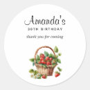 Search for strawberry birthday stickers Red strawberries