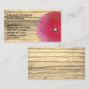 Search for circular business cards Carpentry