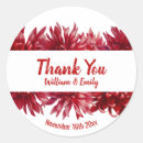 Search for red flower wedding stickers Elegant