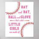 Search for baseball girl posters Pink