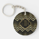 Search for zigzag pattern key rings Gold