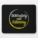 Search for american sign language mousepads Awareness