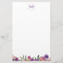 Search for floral border stationery paper Garden