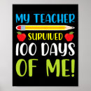 Search for fun teacher posters Happy 100th day