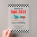 Search for growing up two fast birthday invitations Watercolor