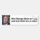 Search for george bush bumper stickers Republican