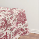 Search for vintage french tablecloths Toile de jouy