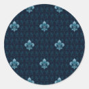 Search for fleur de lis pattern stickers Blue