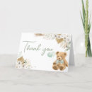 Search for bear thank you cards Baby shower
