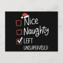 Search for be nice postcards Santa
