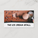 Search for ice business cards Ice cream cone