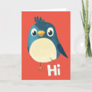 Search for funny hi hello card cards Bird