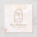 Search for palm tree business cards Simple