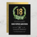 Search for 18th boy birthday invitations Black