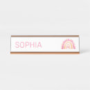 Search for rainbow name plates Pink