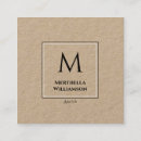Search for kraft business cards Elegant