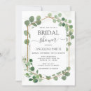 Search for eucalyptus leaves bridal shower invitations Sage green