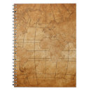 Search for old world map notebooks Globe