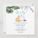 Search for fall baby boy shower invitations Watercolor