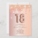 Search for 18th balloons birthday invitations Girl