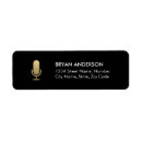 Search for microphone labels Singer