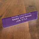 Search for purple name plates Classic