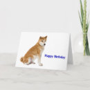 Search for shiba inu birthday cards Pet