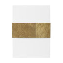 Search for gold foil invitation belly bands Trendy