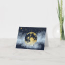 Search for blue and gold thank you cards Moon and stars