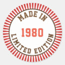 Search for 1980 stickers Retro