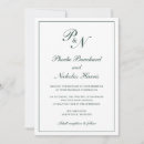Search for forest green wedding invitations Modern