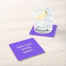 Search for purple coasters Solid colour