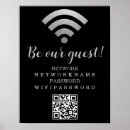 Search for electronic network posters Wifi password