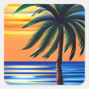 Search for sunset silhouette stickers Tropical