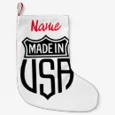 Search for made in usa christmas stockings Patriotic