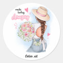Search for digital round stickers Pink
