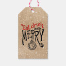 Search for christmas drink gift tags Be merry