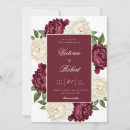 Search for cream burgundy wedding invitations Flowers