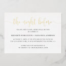 Search for foil rehearsal dinner invitations Script