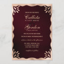 Search for metallic wedding invitations Modern